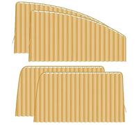 Auto Protección Ventana 4 Parasoles Magnéticos Para Ventana De Coche Protección Solar Parasol Lateral Accesorio Para Coche(Gold -4pcs)