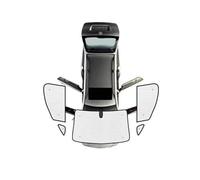 Auto Protección Ventana Para VW Para Caddy 2K Para Maxi MK3 2004~2019 Viseras Cubiertas Para Persianas Piezas Interiores Para Autocaravanas Accesorios(Front Windows)