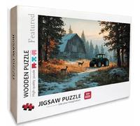 Auto Puzzle Madera, Animal Puzzle 5000 Piezas Adultos con Compact Box 156x105cm, Rompecabezas Desafiante, Juegos de Rompecabezas Creativos para Hombres Mujeres Adolescente, Regalos para niñas, 7-4984