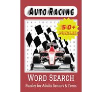 Auto Racing Word Search: Each Puzzle contains Easy to Read Print about all things Auto Racing. | 6x9 inches, 110 pages | 50+ Puzzles.