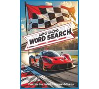 Auto Racing Word Search Puzzle: Word Search Puzzle Easy to Read Print about Racing Cars,Racing Trucks and More | 6x9 inches | 110 pages | 50+ Puzzles … Gift for Vacations, Holidays and Leisure