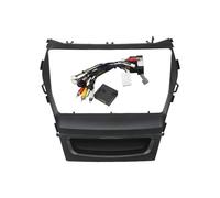 Auto Radio CD DVD Panel Estéreo GPS Kit Molduras Montaje En El Salpicadero Fascia Chasis 2din para Hyundai para Santa Fe Ix45 2013-2017(Frame-Cord-canbus)