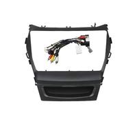 Auto Radio CD DVD Panel Estéreo GPS Kit Molduras Montaje En El Salpicadero Fascia Chasis 2din para Hyundai para Santa Fe Ix45 2013-2017(Cordón de Marco)