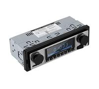 Auto Radio Classic Stereo MP3 Reproductor de Música USB Sd AUx FM InDash Unidad Principal BICICLETAS MOTOCICLETAS (12V)
