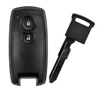 Auto Radio Llave SmartKey Mando a Distancia 1 x Carcasa 2 Botones + 1 x Not Llaves en Blanco para Suzuki SX4, Swift III Grand Vitara