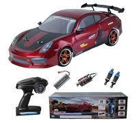 Auto RC Drift 1:10 | Auto RC 4WD 30 km/h, Motor RC550, Control Remoto 2,4 GHz, Amortiguadores Regulables, Batería 2000mAh, Listo para Usar, para Asfalto/Cemento/Suelos Interiores