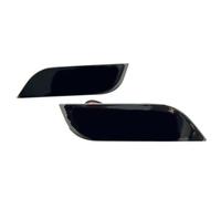 auto Reflectors Parachoques Compatible Con Subaru Para Legacy BM BR 2009 2010 2011 2012 2013 2014 Cubierta Tira Reflectora Para Parachoques Trasero Coche 098185496022 SU1185100(Black)