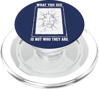 Auto Reflexión Psicología Cara Abstracto Cita Motivacional PopSockets PopGrip para MagSafe