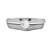 Auto Rejilla Delantera Parrilla Delantera Parrilla De Parachoques Superior Compatible Con Benz Para W212 Clase E 2009 2010 2011 2012 2013 Para E300 E350 E200 Para AMG Style Sedan(Silver)