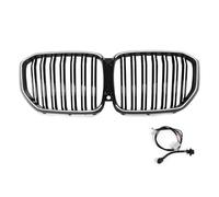 Auto Rejilla Delantera Parrilla Luminosa Para Parachoques Delantero Coche Parrilla Carreras Con Luces Compatible Con Para X5 G05 M50i 2019 2020 2021 2022 2023(Style2)