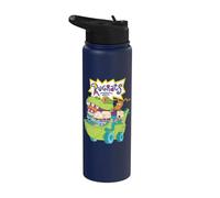 Auto Reptar Rugrats de Nickelodeon Stainless Steel Insulated Water Bottle
