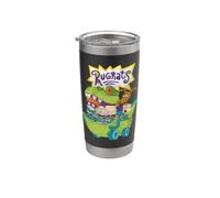 Auto Reptar Rugrats de Nickelodeon Vaso térmico de acero inoxidable de doble pared