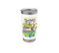 Auto Reptar Rugrats de Nickelodeon Vaso térmico de acero inoxidable de doble pared