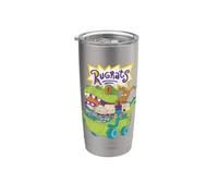 Auto Reptar Rugrats de Nickelodeon Vaso térmico de acero inoxidable de doble pared