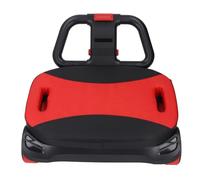 Auto return Pro AB Wheel con almohadillas inteligentes de freno y codo: fortalecedor de núcleo de doble rueda, rotación 360 plegable para gimnasio en casa (Rojo negro)