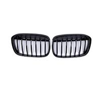 Auto riñón lantera Para X1 F48 F49 Parrilla Negra Brillante Delantera De Coche Parrillas Una Sola Línea 2016-2019 Accesorios