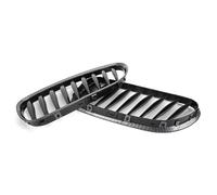 Auto riñón lantera Rejilla De Parrilla Delantera Fibra Carbono ABS Para Z4 E85 E86 2003-2009 51117117757 51117117758-A61E