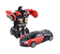 Auto robot de juguete para niños | Vehículo de deformación transformable 2 en 1 | Figura de acción deformable con función de retroceso | Figura de acción divertida para niños | Coche de juego creativo