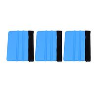 Auto Schaber Scratch -Resistente Filz -Rakel 10pcs para Envasado de Película de Vinilo Reparación Electrónica, Material ABS (Blue)
