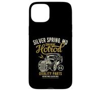 Auto Silver Spring, Maryland, EE. UU., diseño Envejecido Carcasa para iPhone 15 Plus