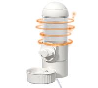 Auto Siphon Design Dog Water Dispenser, Heated Water Bottle, 500 ml Pet Water Dispenser Indoor Use, Dog Cage Waters Bottle 16x8.5x22cm for Pet Cages, Indoor, Blue, Pink, Gray Color