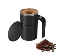 Auto Stir Coffee Taza, Recargable Magnetic Mixing Cup, Compact 380 ml Self-Stirring Mug for Coffee, Milk, Tea, Home and Enjoys a Perfectly Mixed Beverage, 3,15 x 5,43 pulgadas, 380 ml