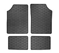 AUTO-STYLE Alfombrillas de Goma Compatible con Dacia Spring EV 2021- (4 Piezas + Sistema de fijación)