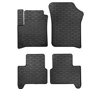 AUTO-STYLE Alfombrillas de Goma Compatible con Volkswagen e-Up/Skoda e-Citigo/Seat e-MII 2019- (4 Piezas + Sistema de fijación)