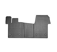 AUTO-STYLE Alfombrillas de Goma Compatible con Volkswagen Transporter T7 2022- (sólo Delantera) (3 Piezas + Sistema de fijación)
