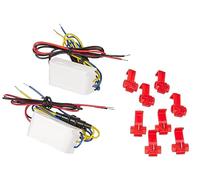 AUTO-STYLE Indicador de ajuste de módulos de EE. UU., incluye juego de cables y manual, ámbar