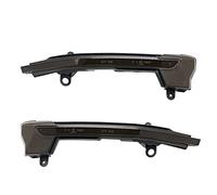 AUTO-STYLE Intermitentes de espejos laterales - compatible con Seat (Cupra) Ateca 2016- & Seat Tarraco 2019- - Gris - incl. luces dinámicas