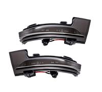 AUTO-STYLE Intermitentes de espejos laterales - compatible con Skoda Octavia III 2013-2020 & Volkswagen T-Roc 2017-2020 / T-Cross 2019- - Gris - incl. luces dinámicas