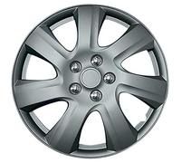 AUTO-STYLE Juego de 4 Tapacubos Carolina 14 Pulgadas Gunmetal Mate para Coche