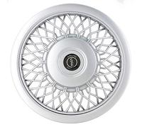 AUTO-STYLE Juego de 4 Tapacubos Classic 15 pulgadas Plateado