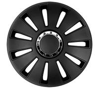 AUTO-STYLE Juego de 4 Tapacubos Silverstone Pro 14 Pulgadas Negro