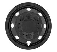 AUTO-STYLE Juego de 4 Tapacubos Utah 16 pulgadas Negro brillante (esférico)