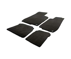 AUTO-STYLE Juego de Alfombrillas de Velur Compatible con Smart City Coupe/ForTwo 1998-2007 (con reposapiés)