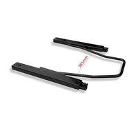 AUTO-STYLE Juego de Correderas de Asiento Universales para 1 asiento deportivo con ajuste frontal (Latitud 365mm)