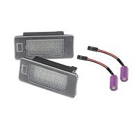 AUTO-STYLE Juego de luces de matrícula LED a medida compatible con Skoda Octavia III/Fabia III/Kodiaq/Rapid/Superb III/Yeti