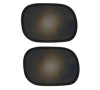 Auto Sun Shade Net - Car Side Window Cover UV Bloqueo Mesh Universal 2pcs, Heat Reduction Privacy Screen | Breathable Cooling Barrier, SUV Truck Vehicle Passenger Dog Travel Summer Light Shield For I