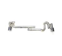 Auto Tubo De Escape Para VW Para CC Car 2009 2010 2011 2012 2013 2014-2018 Silenciador De Escape Colector Tubo De Escape Boquilla Escape(Silver)