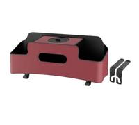 auto Vasos de Bebidas Caja Organizadora Para Asiento De Coche, Accesorio Para Caja De Pañuelos, Portavasos Para Asiento Trasero, Organizadores Automotrices, Bolsa Versátil Para Tarjetas(Red)