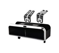 auto Vasos de Bebidas Organizador Para Asiento Trasero Coche Portavasos Genérico Almacenamiento Respaldo Asiento Coche Accesorios Cajas Ganchos Multifuncionales Colgar En Mesa Comida Pequeña(Black A)