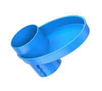 auto Vasos de Bebidas Portavasos Para Coche, Bandeja Portavasos, Bandeja Para Almacenamiento De Aperitivos, Bandeja Para Aperitivos, Almacenamiento De Aperitivos, Accesorios De Viaje(Blue)