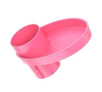 auto Vasos de Bebidas Portavasos Para Coche, Bandeja Portavasos, Bandeja Para Almacenamiento De Aperitivos, Bandeja Para Aperitivos, Almacenamiento De Aperitivos, Accesorios De Viaje(Pink)