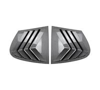 Auto Ventana Trasera Alerón Lateral Ala Para 1 Serie Para E87 2005 2006 2007 2008 2009 2010 2011 Cubierta Persiana Ventana Trasera Coche Alerón Brillante Rejilla Lateral(Carbon Fiber)