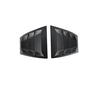 Auto Ventana Trasera Alerón Lateral Ala Para 3 Para Axela 2014-2018 ABS Rejilla Trasera Ventana Lateral Cubierta Obturador Pegatina Embellecedora Ventilación(Matte black)