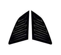 Auto Ventana Trasera Alerón Lateral Ala Para A3 8V Hatchback 2014 2015 2016 2017 2018 2019 2020 Persianas Ventana Trasera Coche Laterales Estilo Ventilación(Gloss Black)
