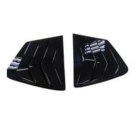 Auto Ventana Trasera Alerón Lateral Ala Para Civic 9th Sedan 2011 2012 2013 2014 2015 Pegatina Embellecedora Persiana Ventilación Lateral Cubierta Ventana Trasera(Gloss Black)