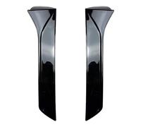Auto Ventana Trasera Alerón Lateral Ala Para Seat Para Leon 5F Para FR Para Mk3 Para MK3.5 Embellecedor Alerón Ventana Maletero Lateral Ala Techo Trasero Puertas(Glossy Black)